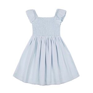 Hope & Henry Baby Blue Smocked Cap Sleeve Sundress Excellent Condition 3t